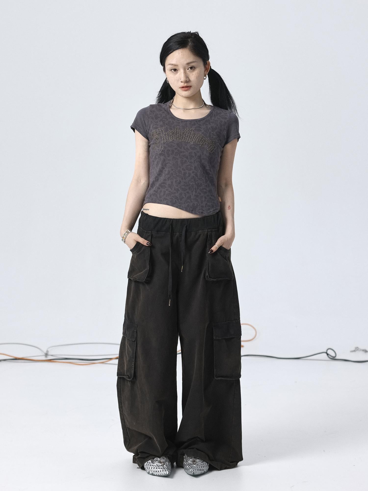 Achihara Summer Love Storm Wave Hem Tee
