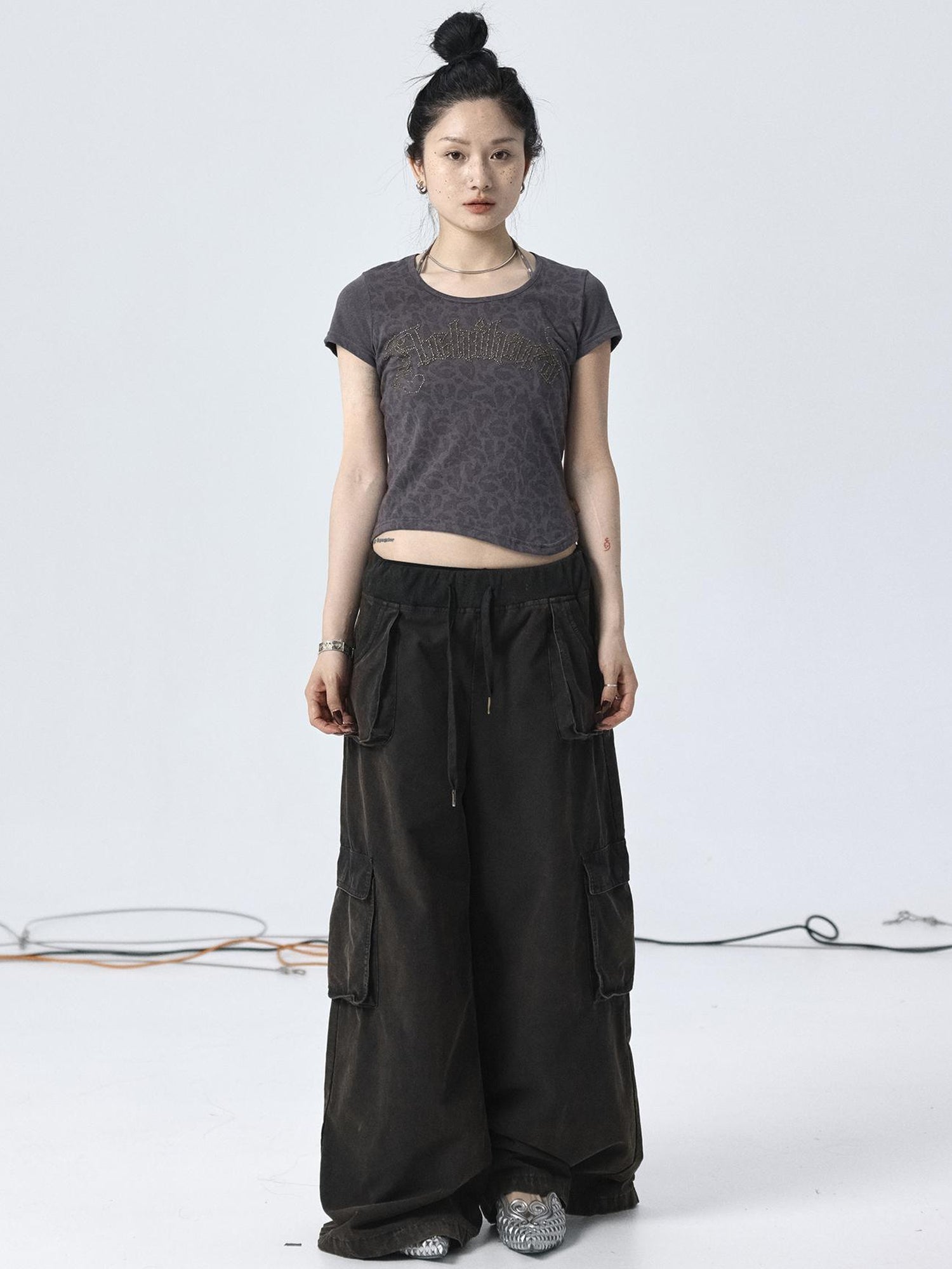 Achihara Summer Love Storm Wave Hem Tee