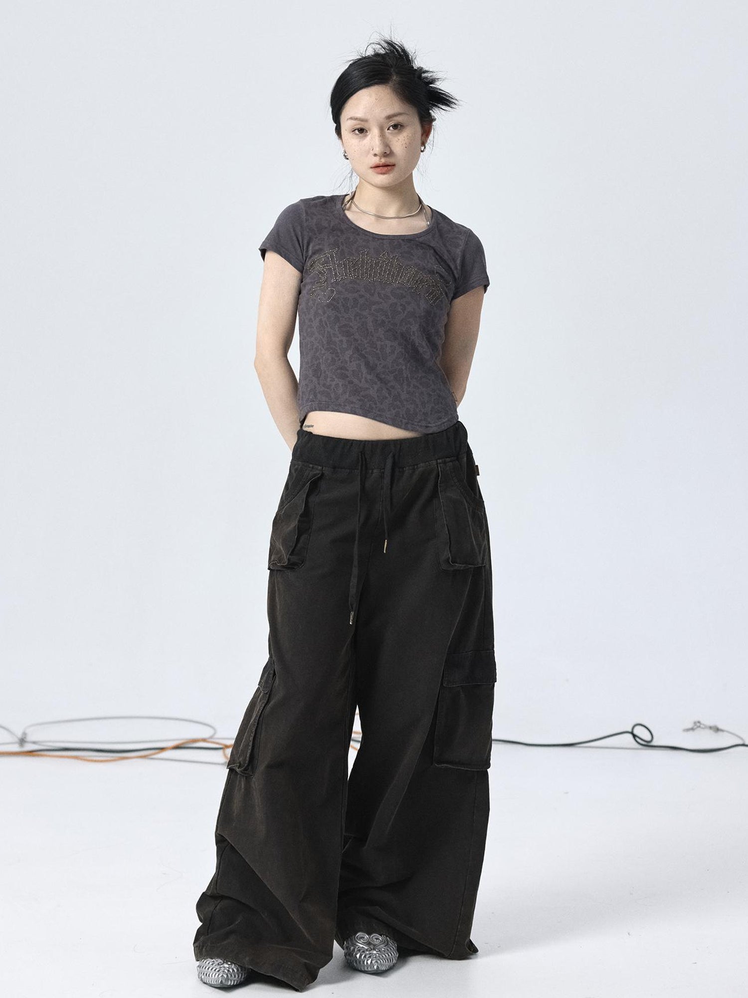 Achihara Summer Love Storm Wave Hem Tee