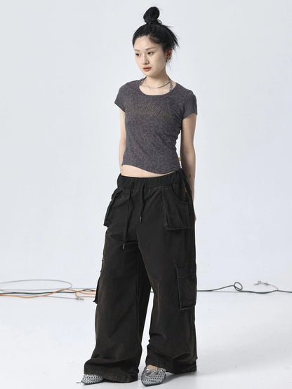 Summer Love Storm Wave Hem Tee