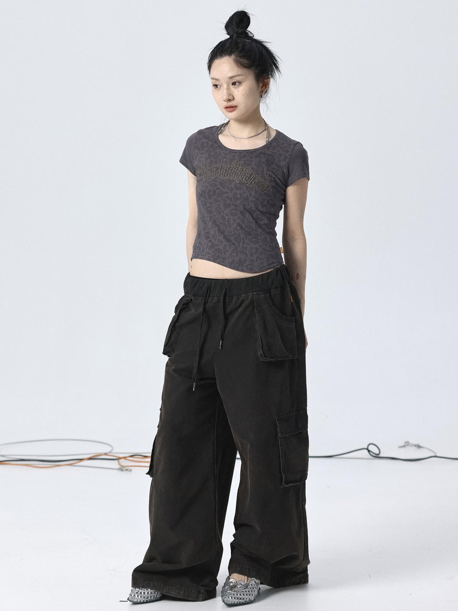 Achihara Summer Love Storm Wave Hem Tee