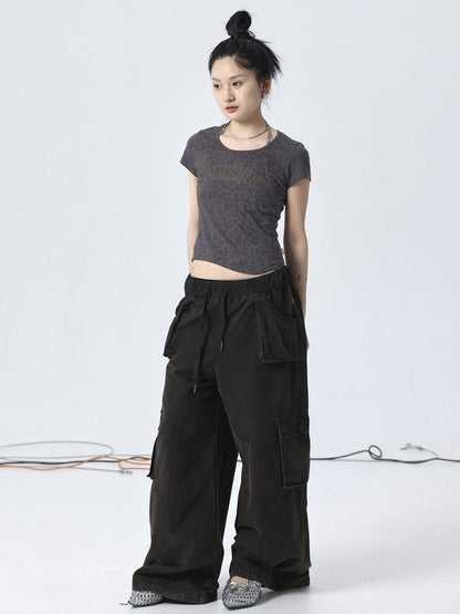 Achihara Summer Love Storm Wave Hem Tee