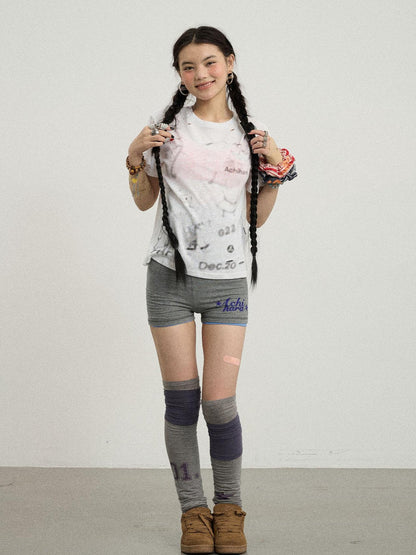 Achihara Summer Sugar Salt Graffiti Tee