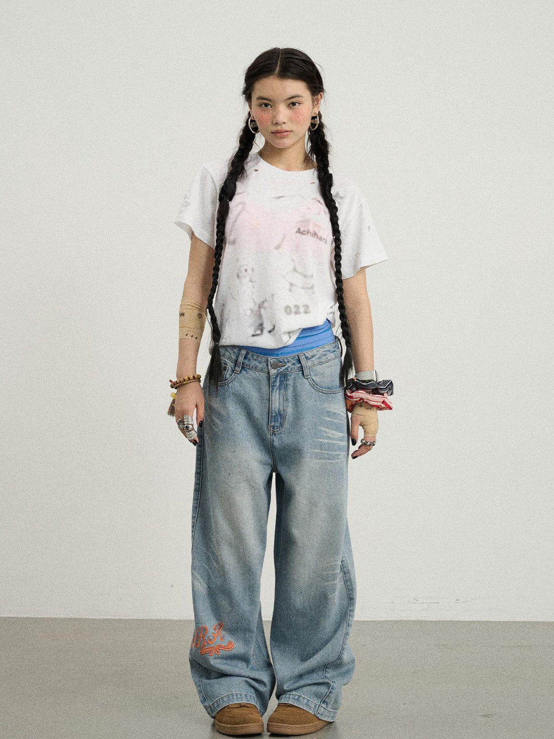 Achihara Summer Sugar Salt Graffiti Tee