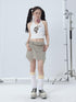 Achihara Sunset Duo Sleeveless Crop Tee