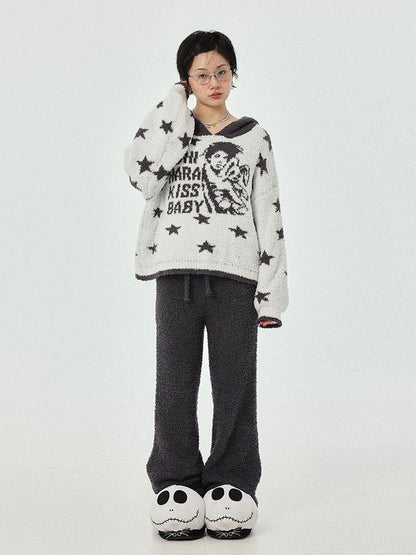 Sweet Dream Coral Fleece Pajama Set