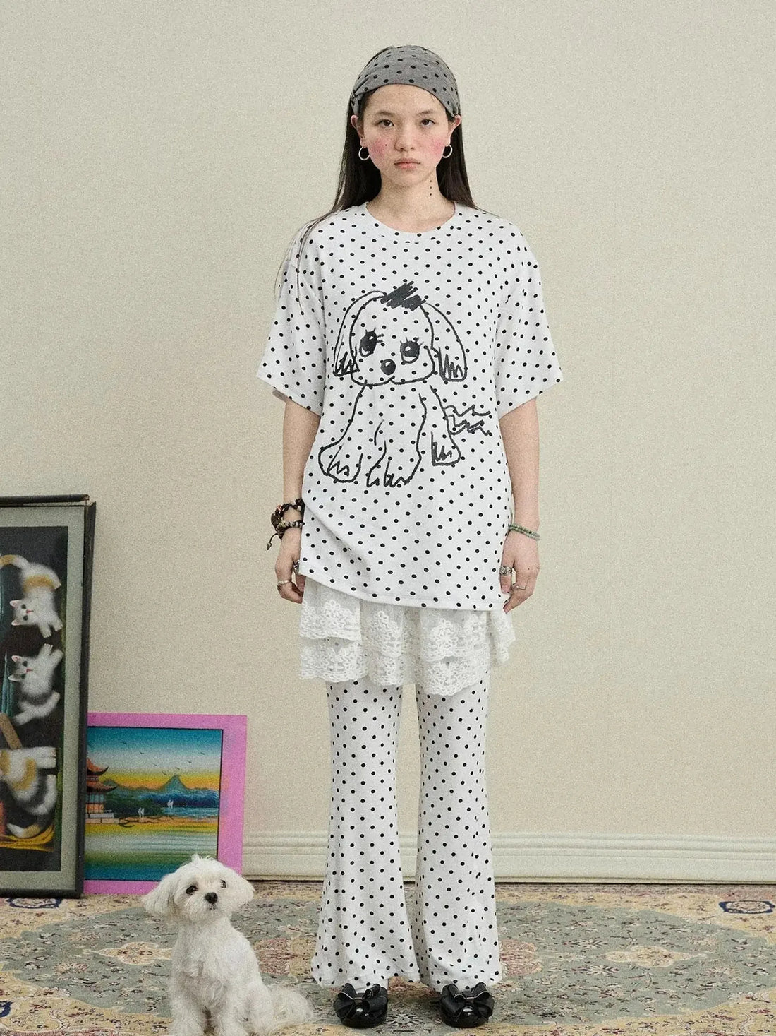 Toee Flared Knit Pants