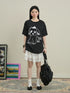 Achihara Toee Graphic Print Relaxed Fit Knit T Shirt-1