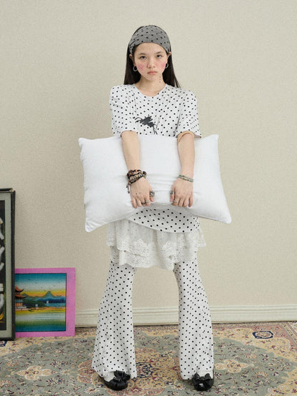 Achihara Toee Graphic Print Relaxed Fit Knit T Shirt