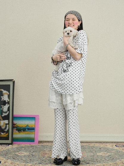 Achihara Toee Graphic Print Relaxed Fit Knit T Shirt