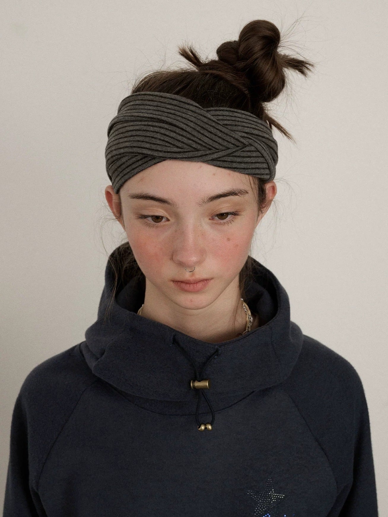 Achihara Ultra Soft Striped Knit Scarf Women Lightweight Versatile Accessories