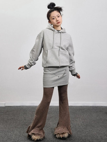 Unisex Cotton Spandex Slim Fit Sweater Dress V Neck T Shirt Long Sleeve