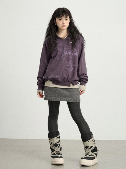 Utopia Distressed Hoodie