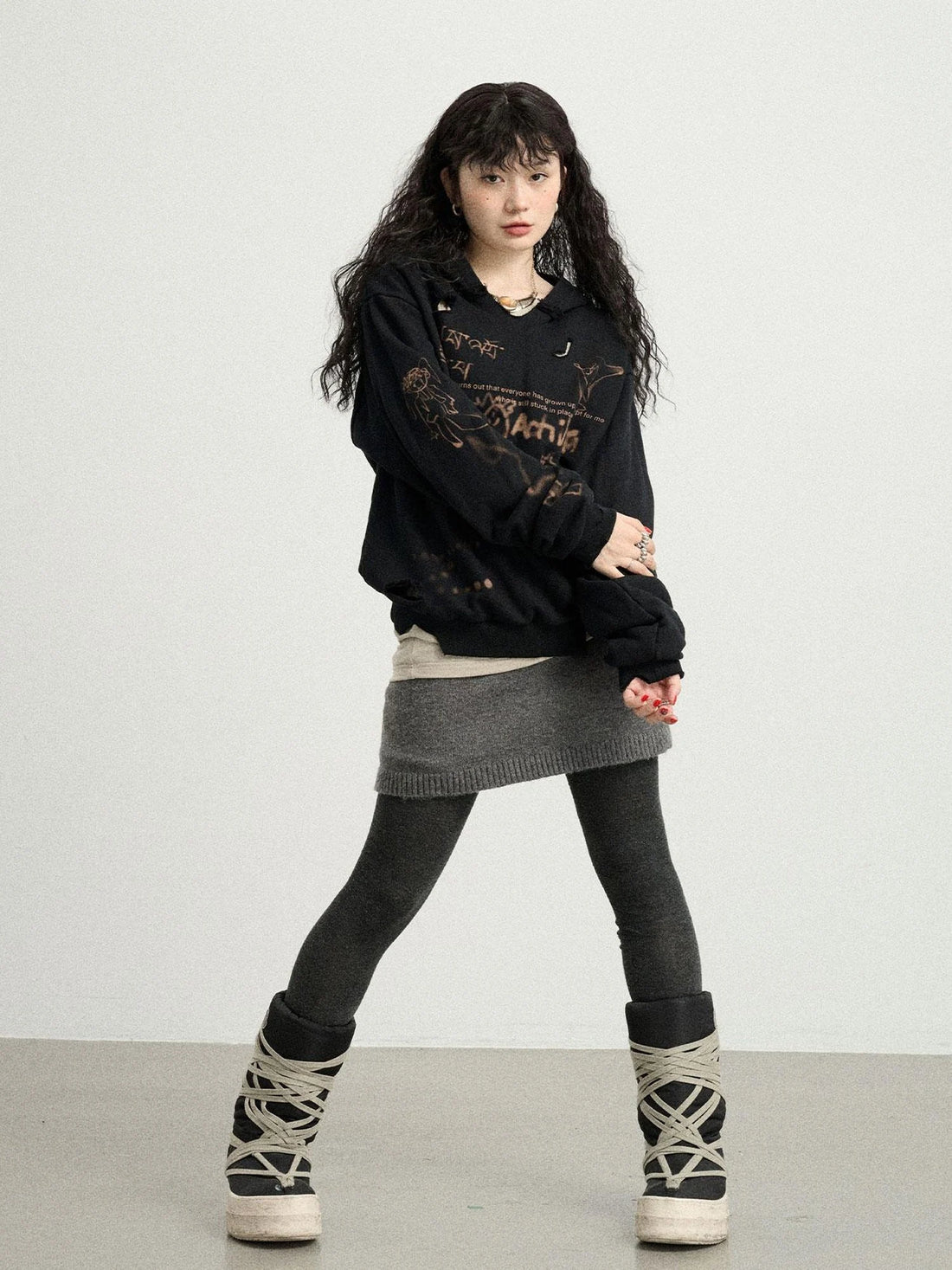 Utopia Distressed Hoodie