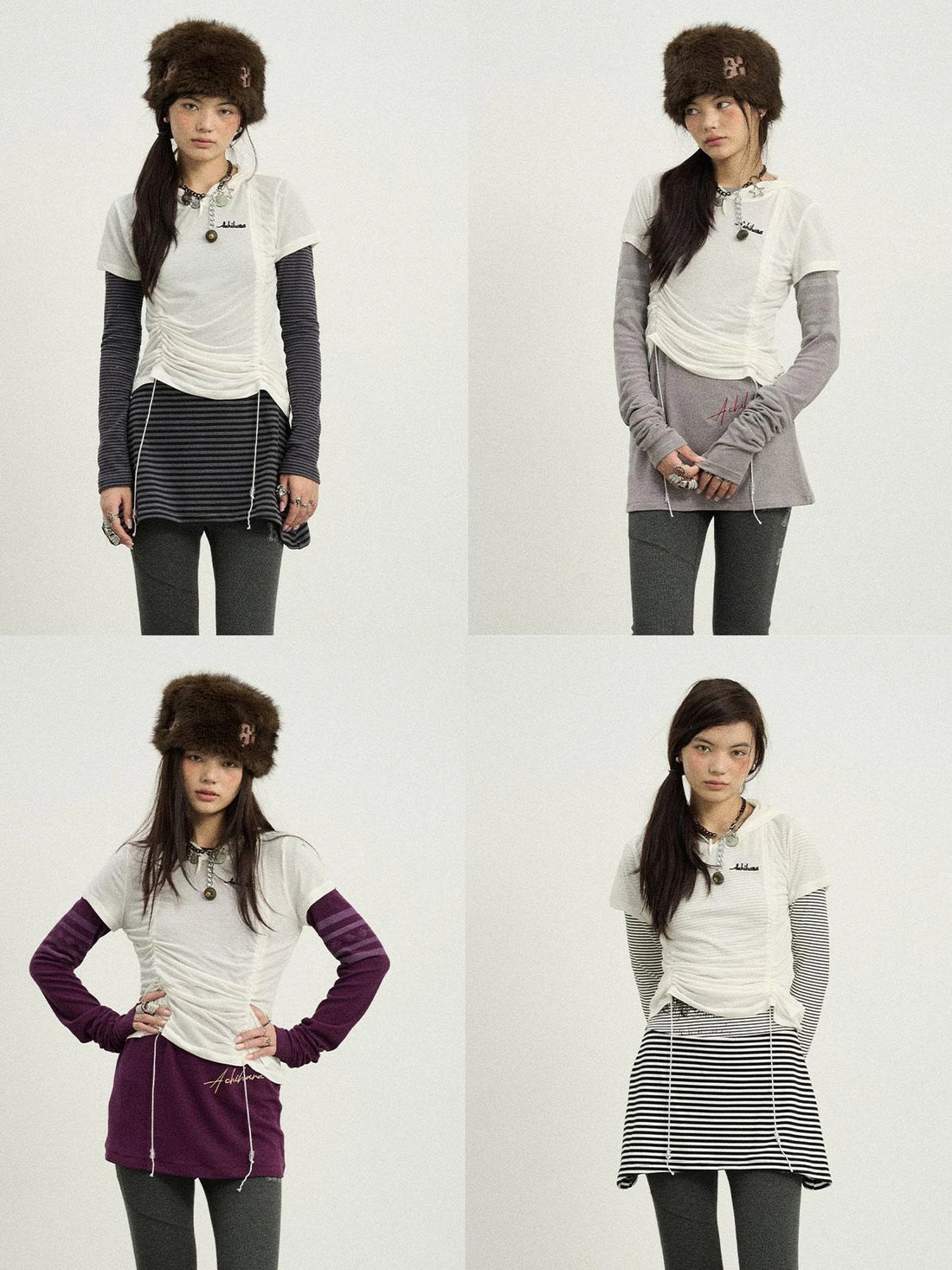 Versatile Drawstring Tee For Year Round Layering