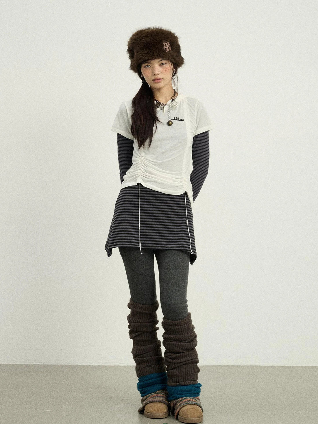 Versatile Drawstring Tee For Year Round Layering