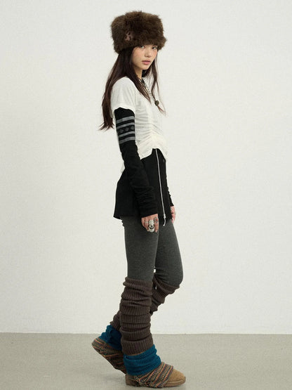 Versatile Drawstring Tee For Year Round Layering