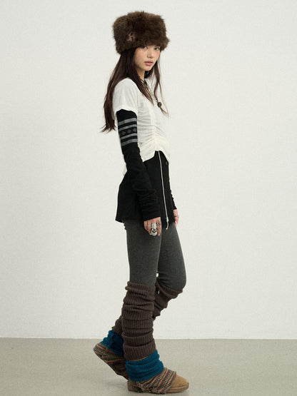 Achihara Versatile Drawstring Tee For Year Round Layering