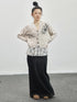 Achihara Vintage Love Knit Sweater With Lennon Ono Print