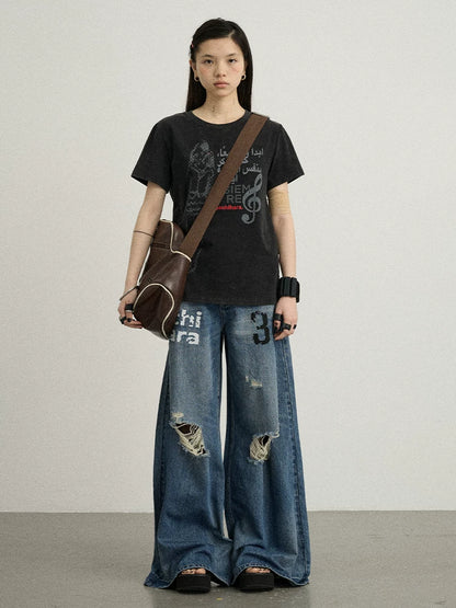 Achihara Vintage Music Radio Tee-2
