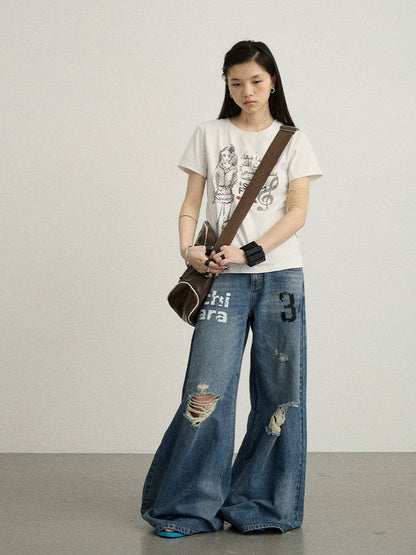 Achihara Vintage Music Radio Tee-3