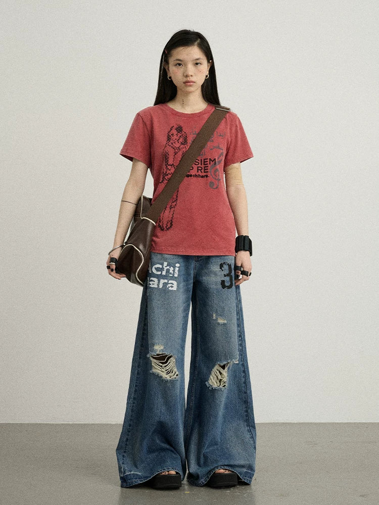 Achihara Vintage Music Radio Tee-4