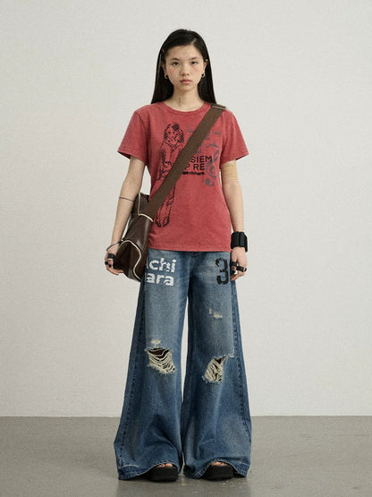 Achihara Vintage Music Radio Tee-4