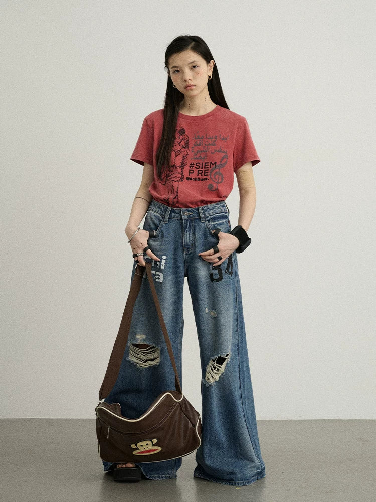 Achihara Vintage Music Radio Tee-5