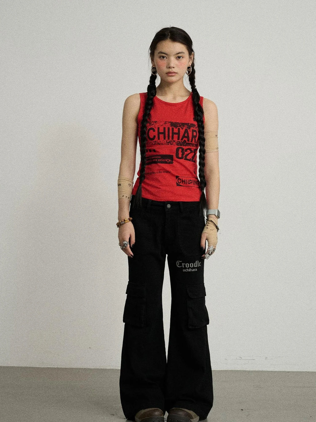Vintage Pixel Print Summer Vest