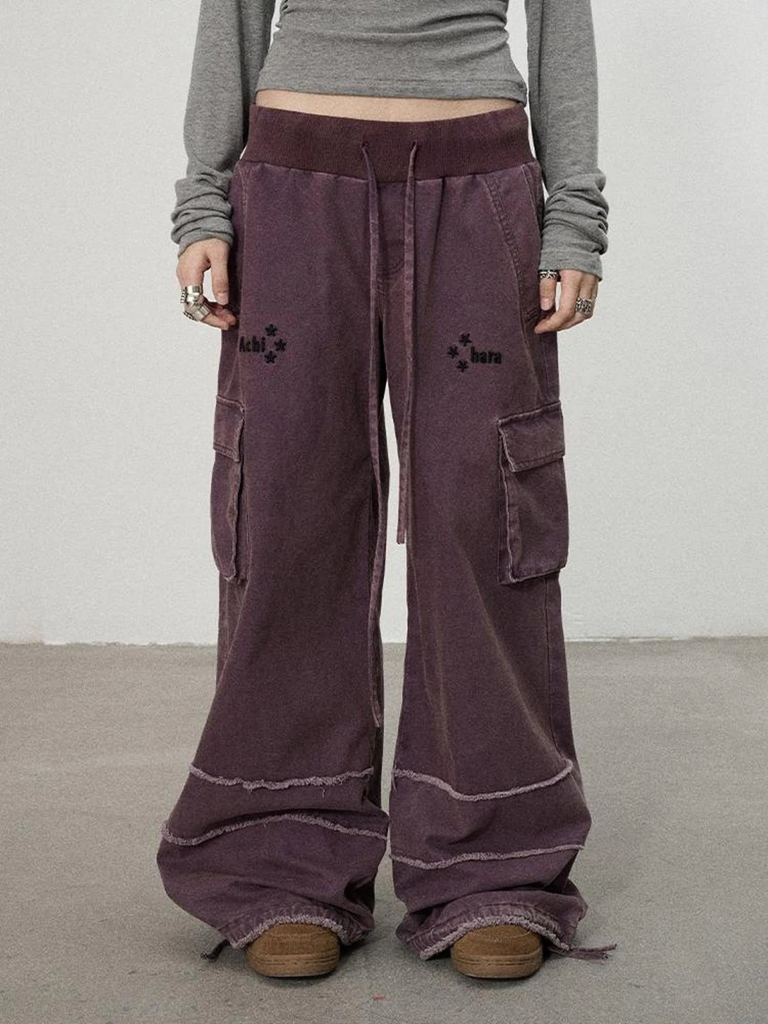 Vintage Star Work Pants With Adjustable Cuffs