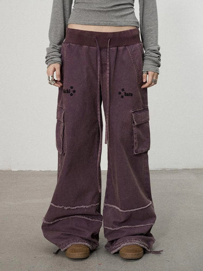 Vintage Star Work Pants With Adjustable Cuffs