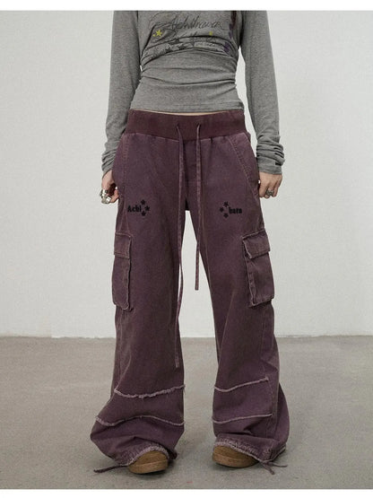 Vintage Star Work Pants With Adjustable Cuffs