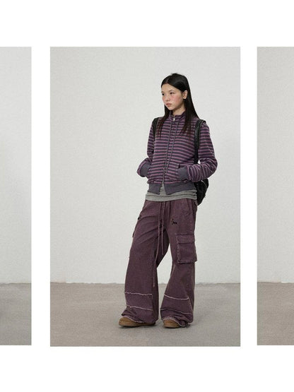 Vintage Star Work Pants With Adjustable Cuffs