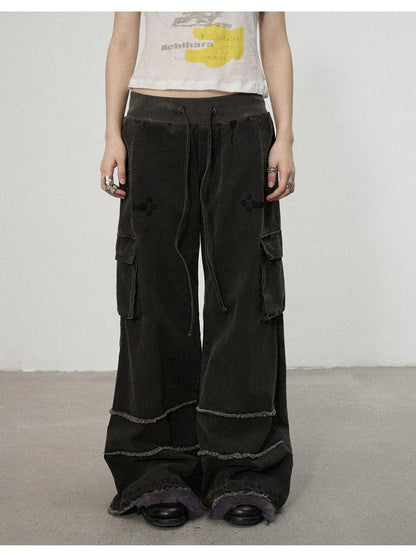 Vintage Star Work Pants With Adjustable Cuffs