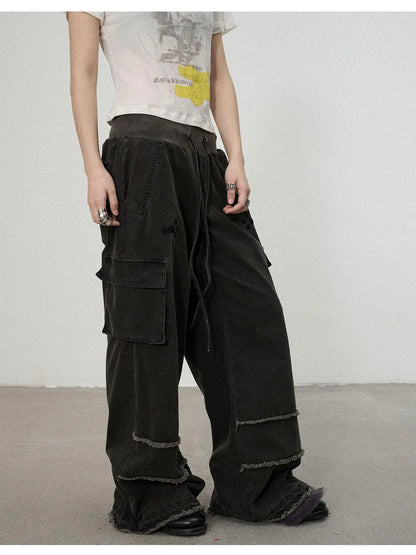Vintage Star Work Pants With Adjustable Cuffs