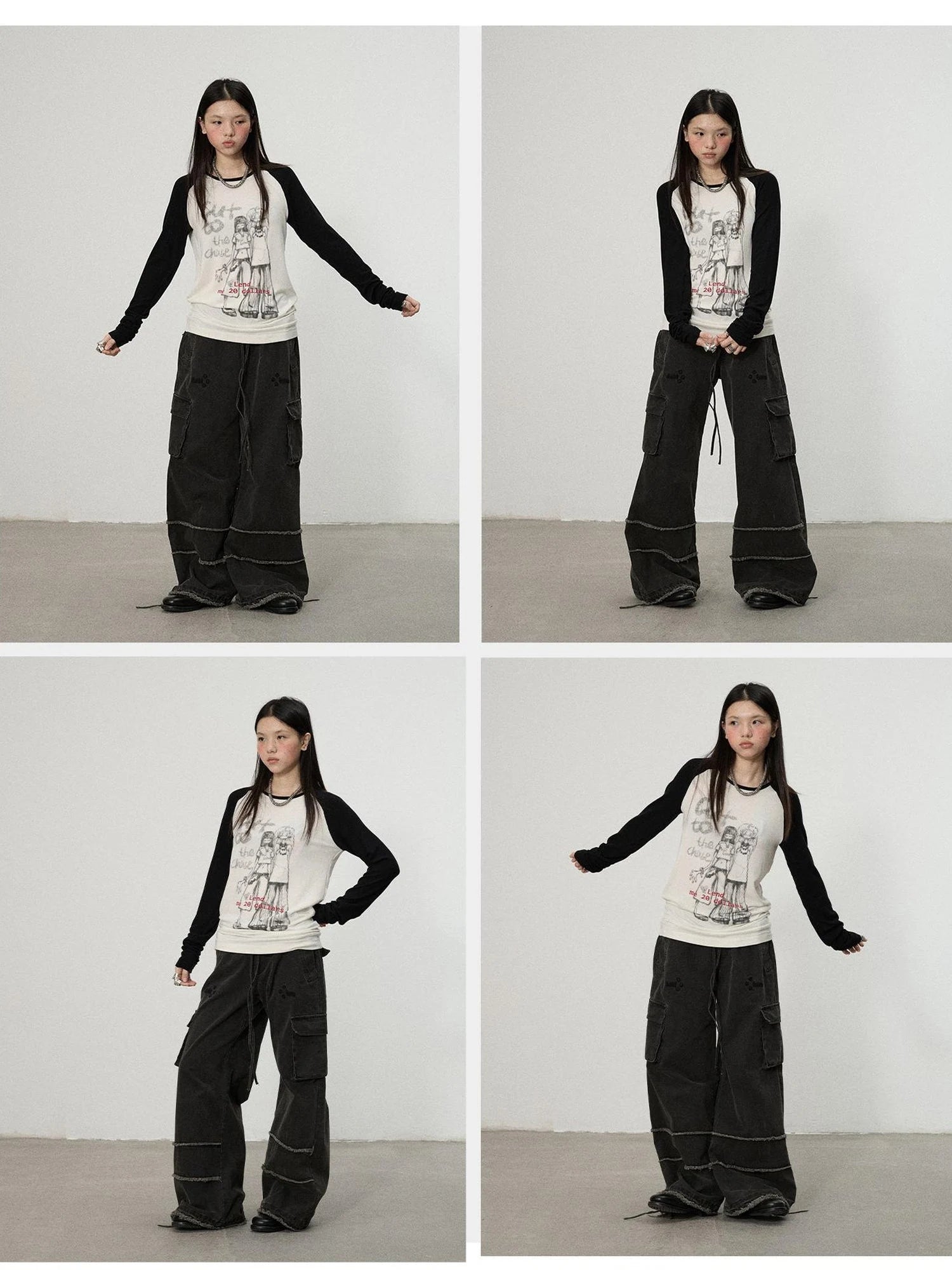 Vintage Star Work Pants With Adjustable Cuffs