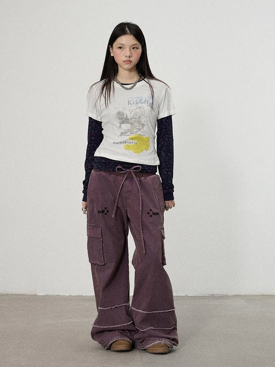 Vintage Star Work Pants With Adjustable Cuffs