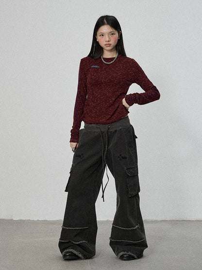 Vintage Star Work Pants With Adjustable Cuffs