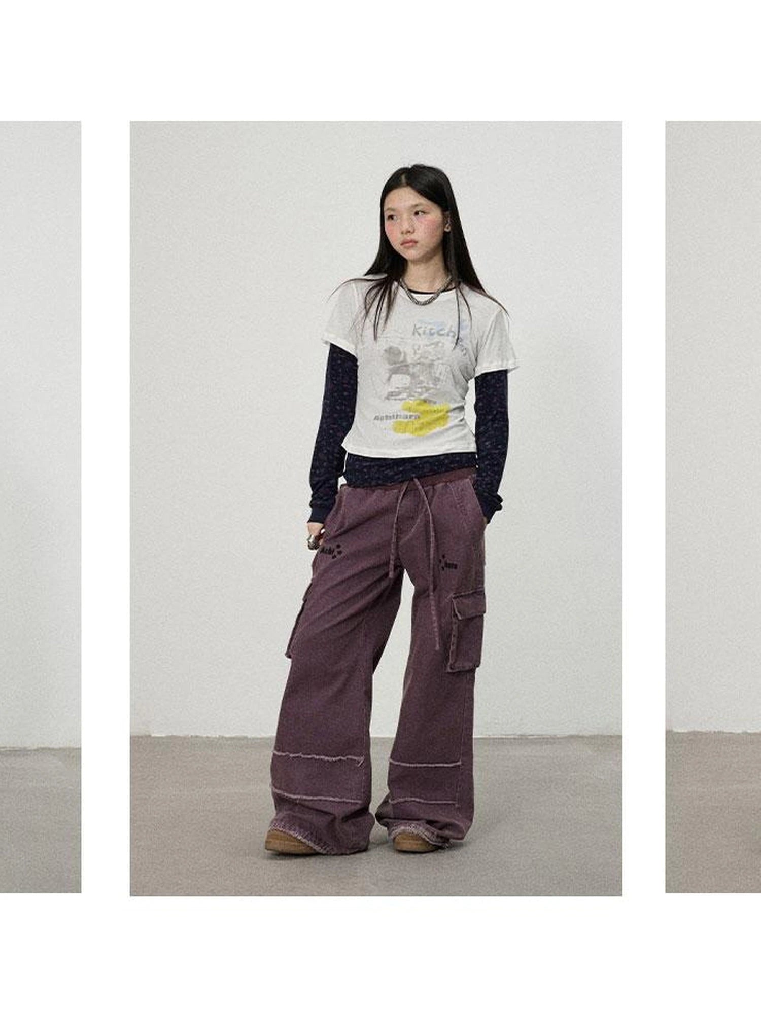 Vintage Star Work Pants With Adjustable Cuffs