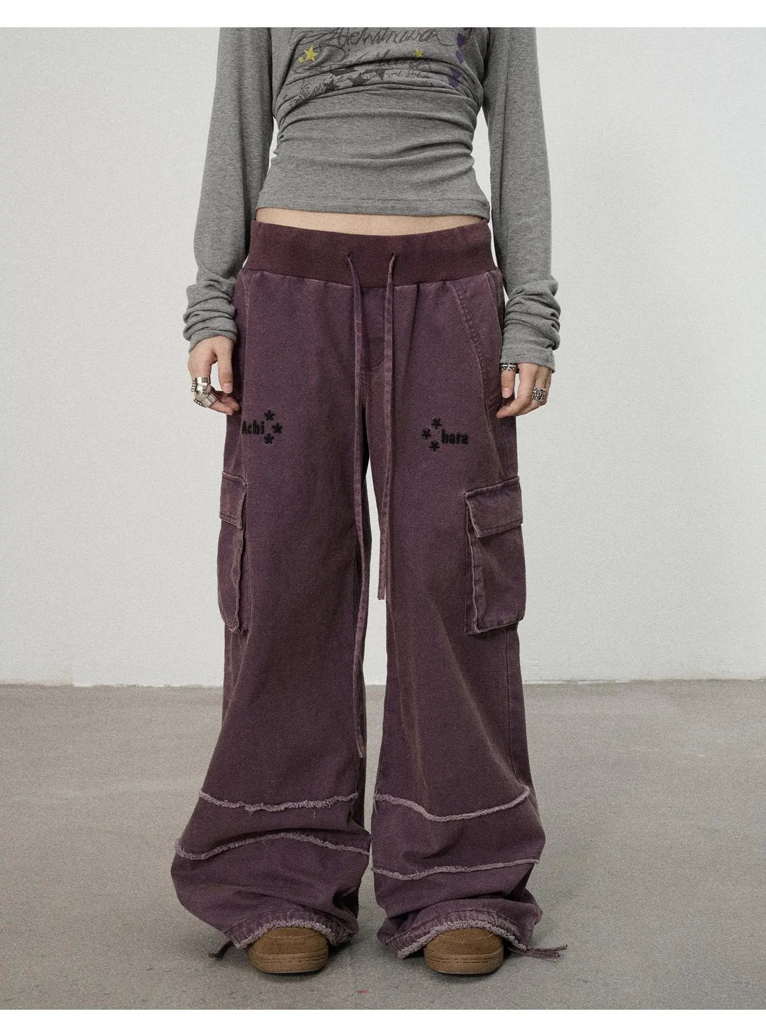 Vintage Star Work Pants With Adjustable Cuffs