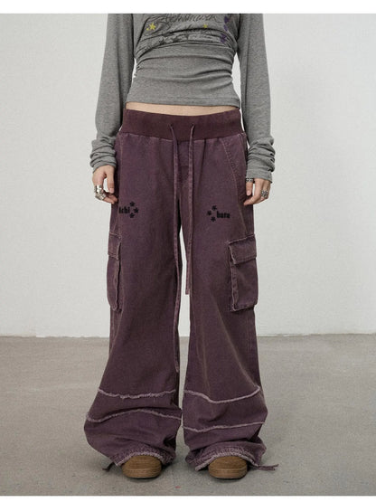 Vintage Star Work Pants With Adjustable Cuffs