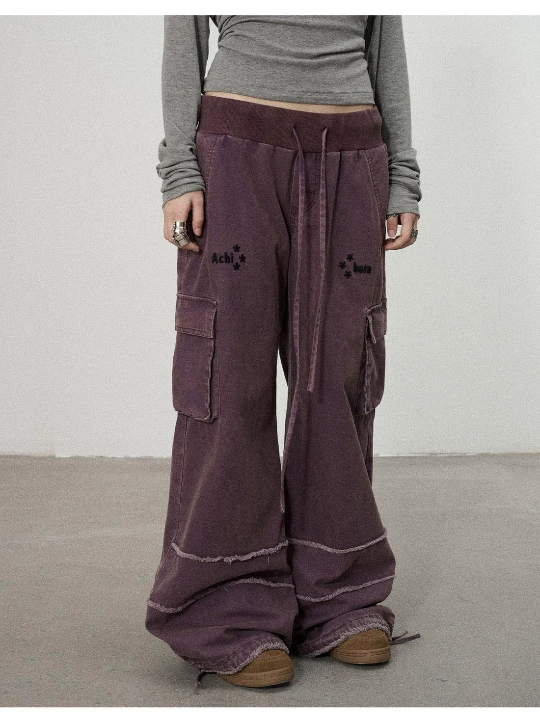 Vintage Star Work Pants With Adjustable Cuffs