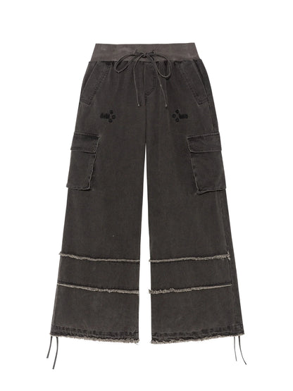 Vintage Star Work Pants With Adjustable Cuffs