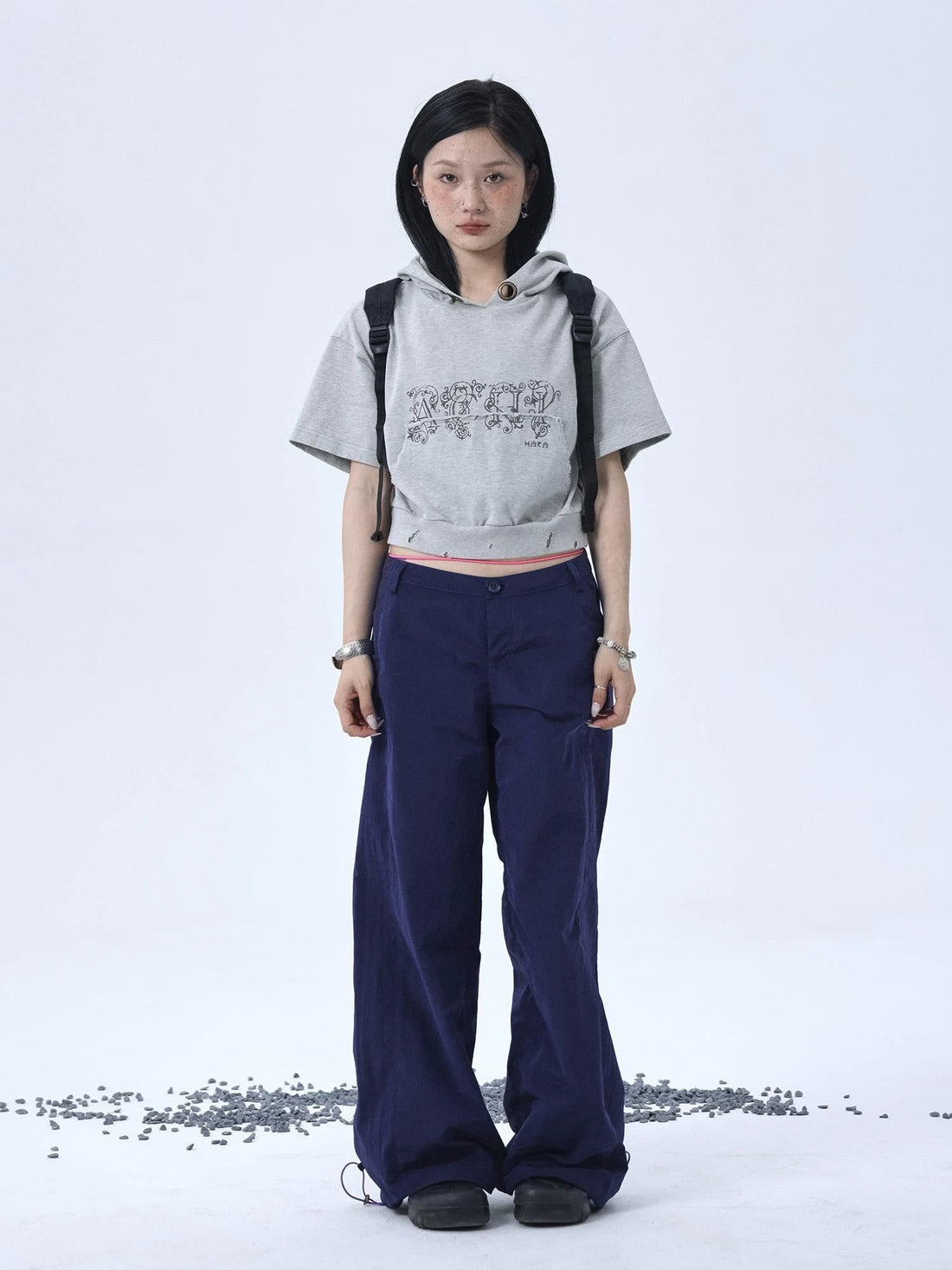 Vintage Washed Cotton Hoodie Tee