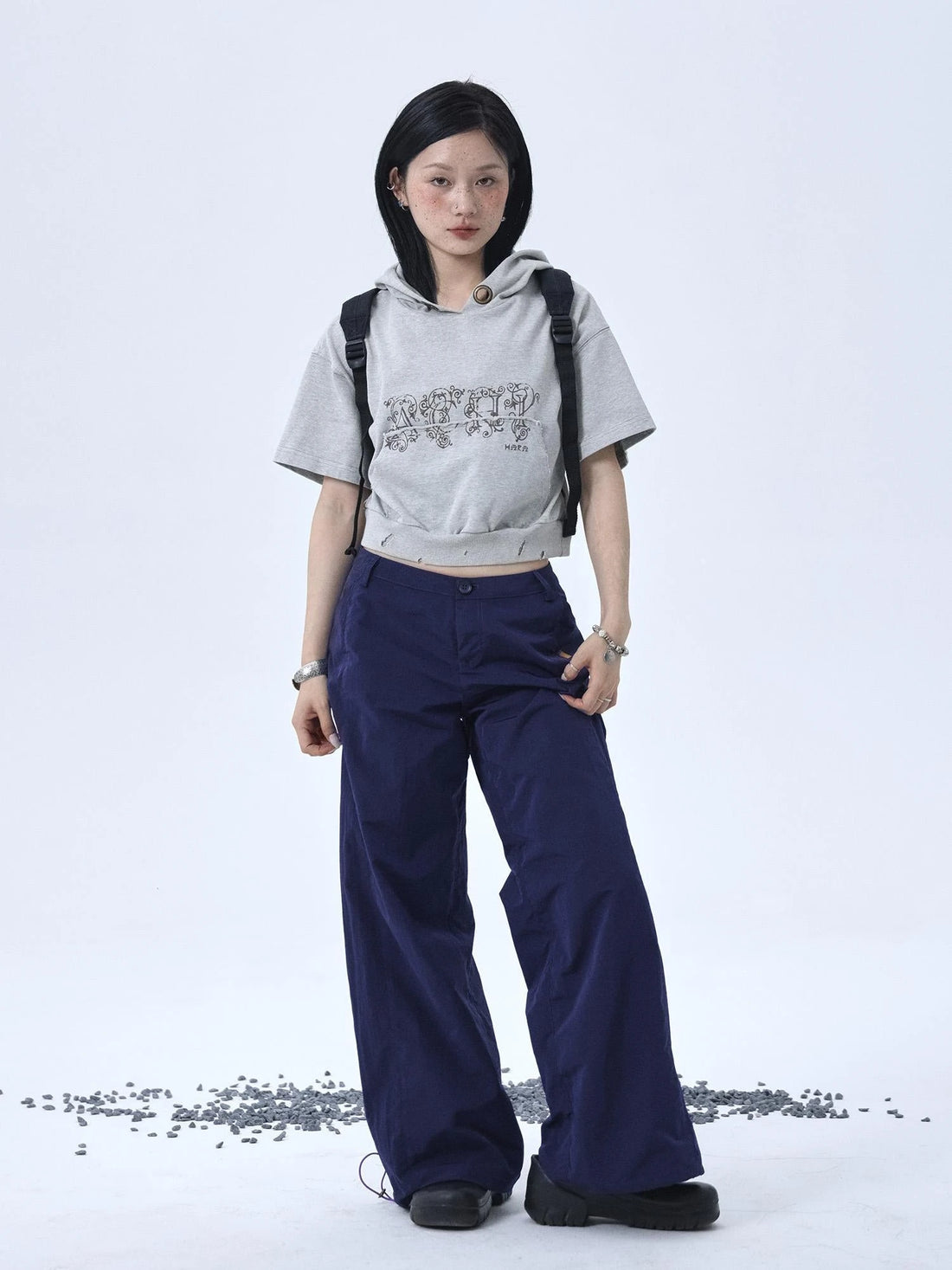 Vintage Washed Cotton Hoodie Tee