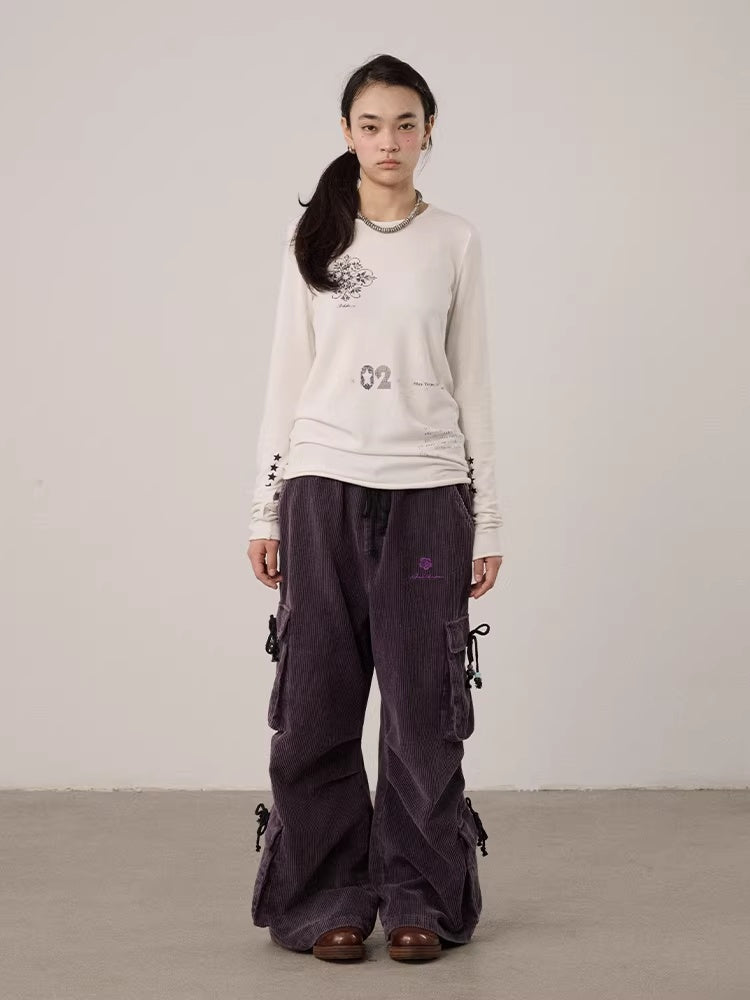 Achihara_Viscose_Blend_Casual_Loose_Fit_Long_Sleeve_Women_Letter_Off_White_T-Shirt_MISSTT