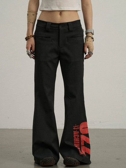 Volcanic Sculpture Wide Leg Trousers