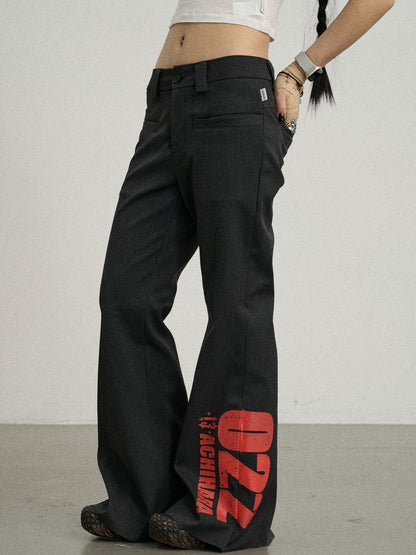 Achihara Volcanic Sculpture Wide Leg Trousers