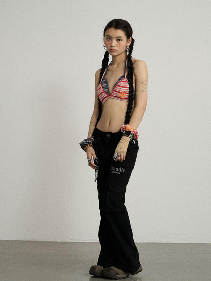 Achihara Watermelon Bikini Thai Beach Stripes