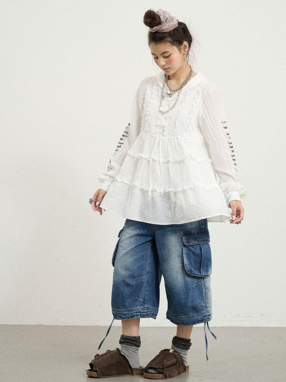 Achihara Wavy Noodle Dress